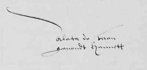 Datei:Unterschrift Adelheid de Haen (HAStK 90 A575 fol. 50r (1585).jpg